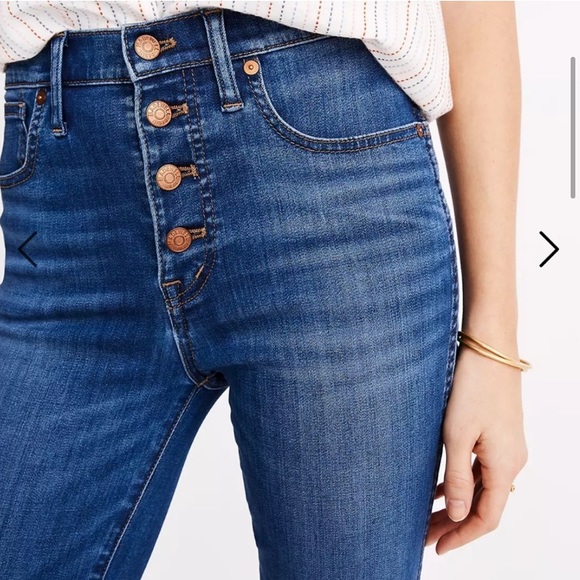 Madewell 10” Skinny High Rise Ankle Jeans - Picture 5 of 9